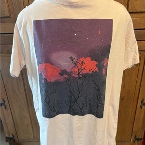 Graphic Tee with Night Sky Design